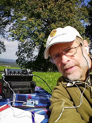 Autor im Shack....
