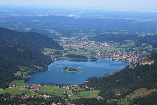 Schliersee mit Insel Wörth