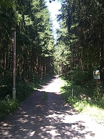 Wegeabzweig zum Schmooksberg