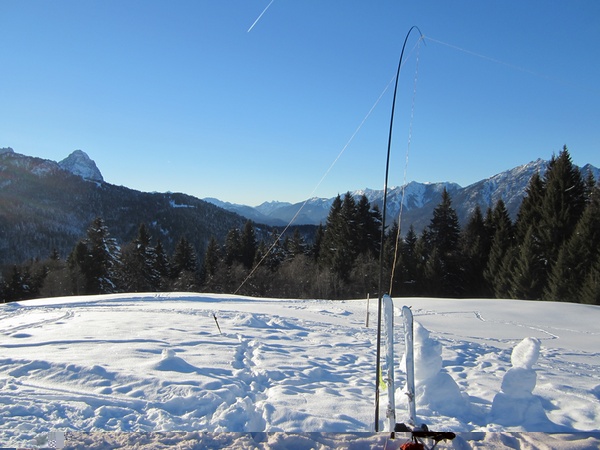 Skitour auf den Eckbauer, 1237m, bei Garmisch-Partenkirchen