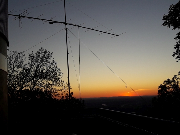 abendliche Stimmung auf dem Melibokus